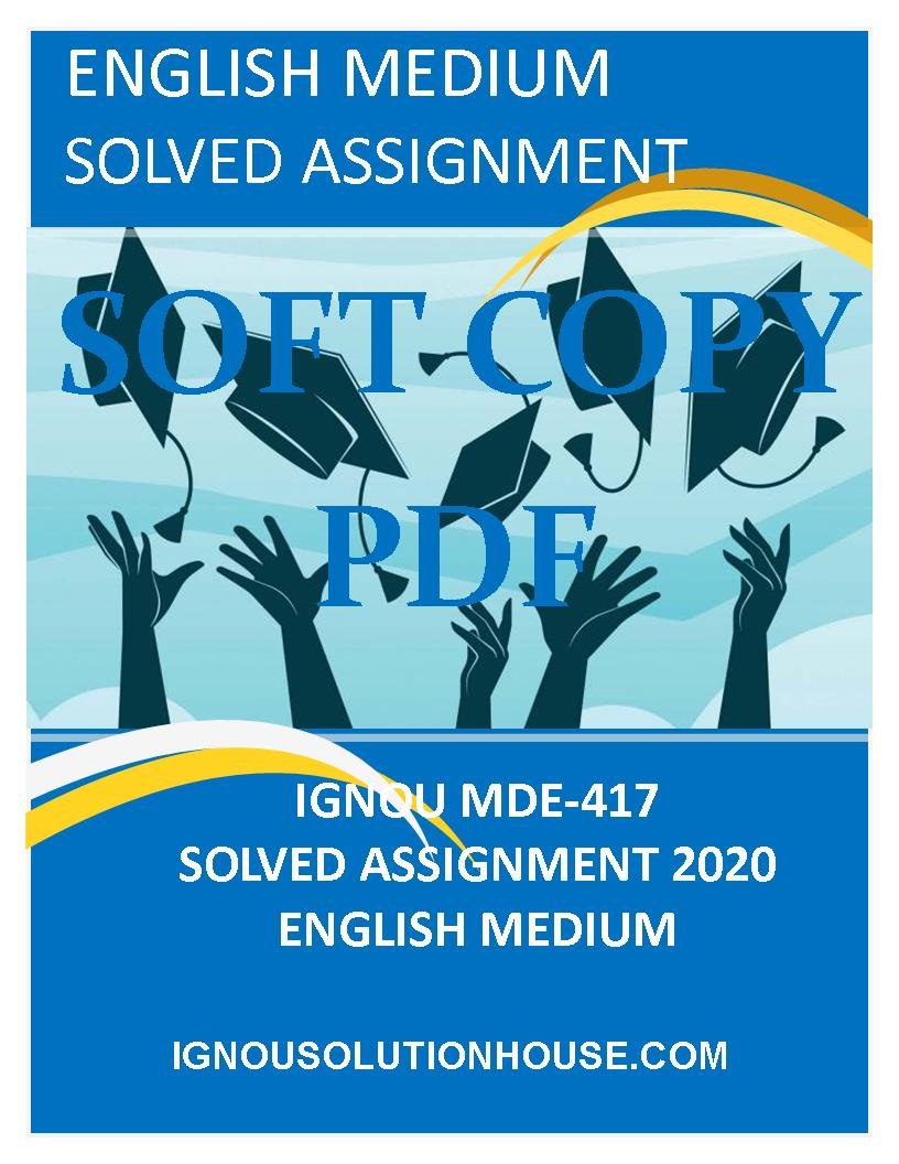417 solved assignment 2021 pdf