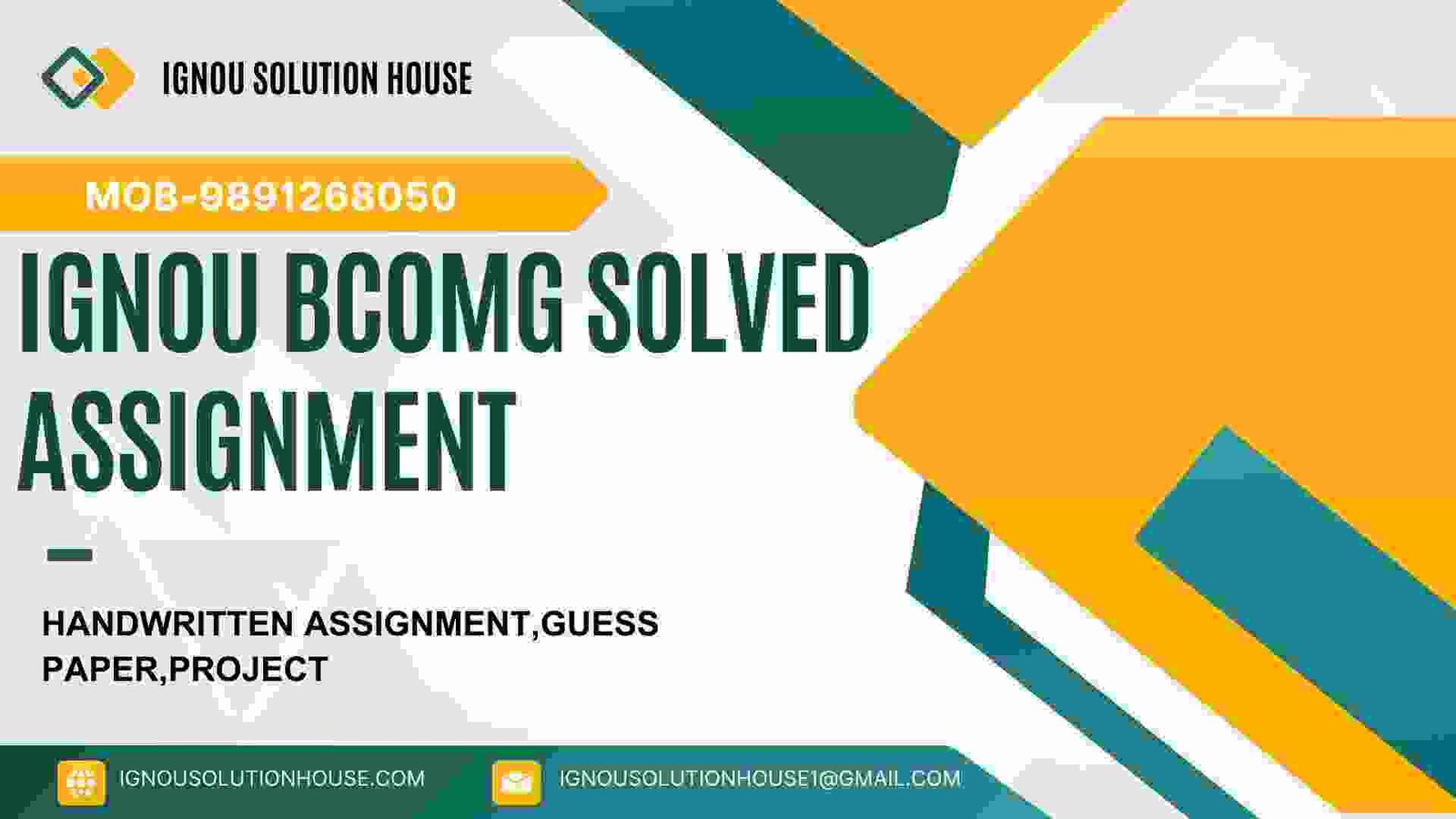 ignou bcomg solved assignment 2023 24