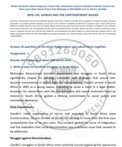 IGNOU BPSE-141 Solved Assignment 2023-24 English Medium