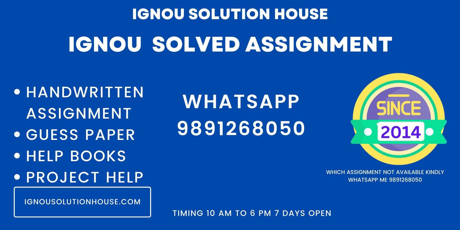 ignou assignment solutions free