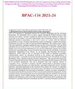 IGNOU BPAC-134 Solved Assignment 2023-24 ENGLISH Medium
