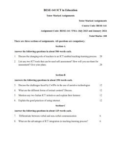 IGNOU BESE-141 Solved Assignment English Medium 2023-24