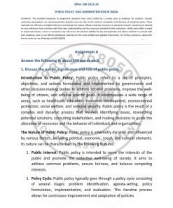 IGNOU BPAC-108 Solved Assignment 2023-24 ENGLISH Medium