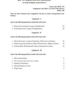 IGNOU BPSC-113 Solved Solved Assignment 2023-24 English Medium