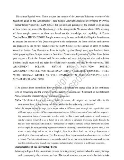 IGNOU MBA 2nd Solved Assignment 2023-24 English Medium (Combo Mmpc-8-9-10-11-12-13-14)