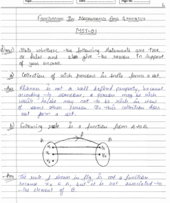 IGNOU MST-01 Solved Assignment 2023 English Medium