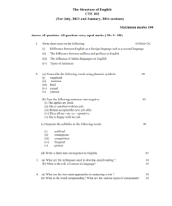 IGNOU CTE-102 Solved Assignment 2023-24 English Medium 