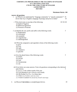 IGNOU CTE-02 Solved Assignment English Medium 2023-24