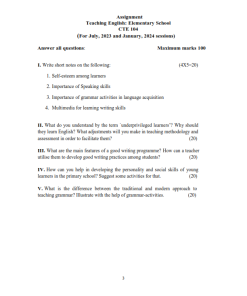 IGNOU CTE-103 Solved Assignment 2023-24 English Medium