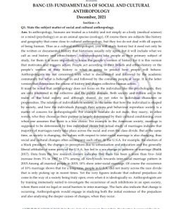 IGNOU BANC-133 Previous Year Solved Question Paper (Dec 2021) English Medium