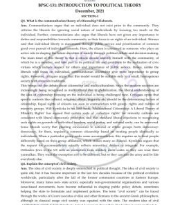 IGNOU BPSC-131 Previous Year Solved Question Paper (Dec 2021) English Medium