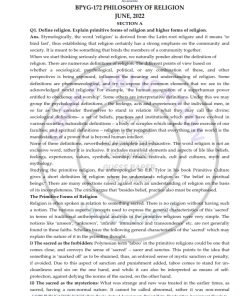IGNOU BPYG-172 Previous Year Solved Question Paper (June 2022) English Medium