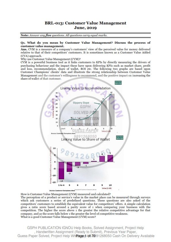 IGNOU BRL-015 Previous Year Solved Question Paper (Dec 2018,June 2019) English Medium