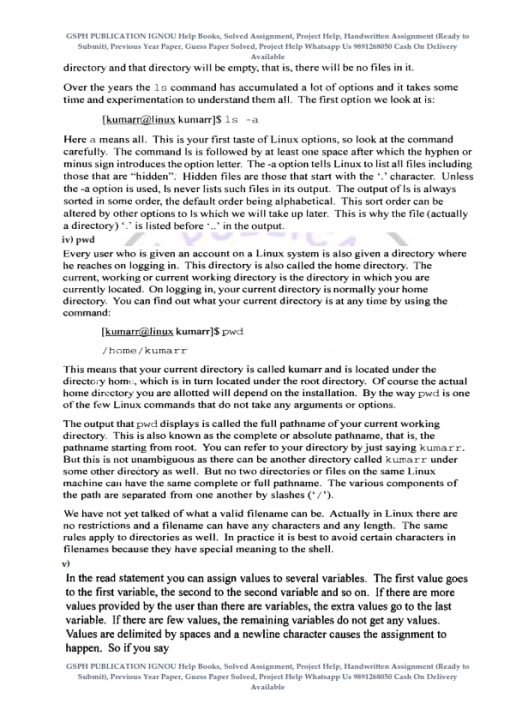 IGNOU MCS-022 Previous Year Solved Question Paper (June 2022) English Medium