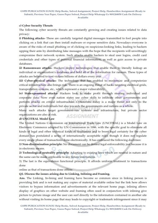 IGNOU MCS-215 Previous Year Solved Question Paper (June 2022) English Medium