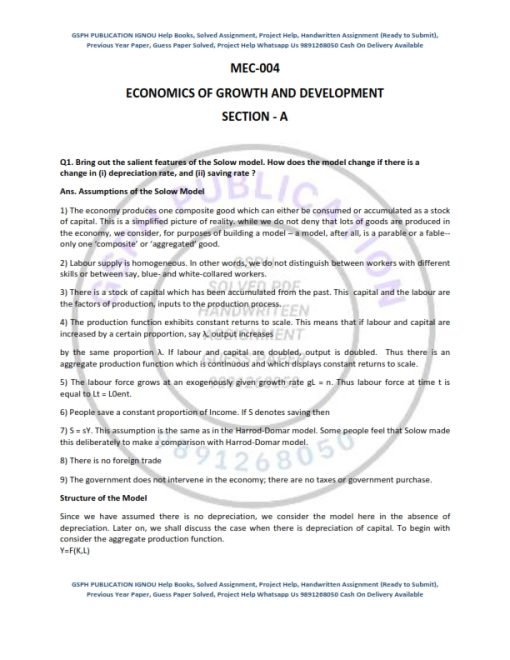 IGNOU MEC-004 Previous Year Solved Question Paper (Dec 2021) English Medium