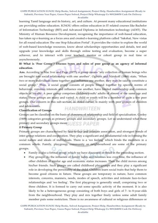 IGNOU MES-15 Previous Year Solved Question Paper (Dec 2021) English Medium