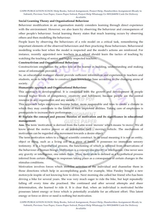 IGNOU MES-43 Previous Year Solved Question Paper (Dec 2021) English Medium