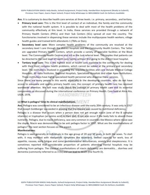 IGNOU MFN-006 Previous Year Solved Question Paper (Dec 2021) English Medium