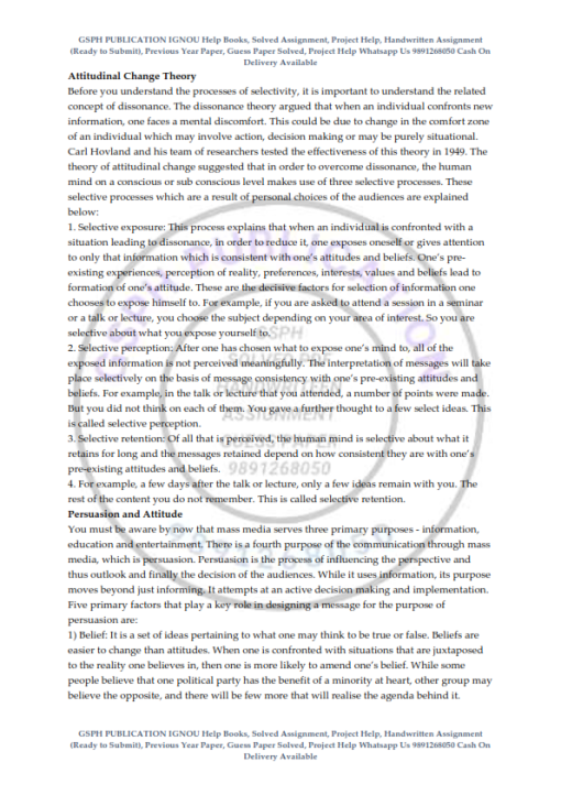 IGNOU MJM-20 Previous Year Solved Question Paper (Dec 2021) English Medium