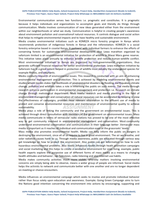 IGNOU MJM-26 Previous Year Solved Question Paper (Dec 2021) English Medium