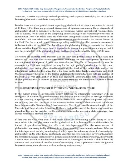 IGNOU MPS-2 Previous Year Solved Question Paper (Dec 2021) English Medium