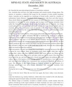 IGNOU MPSE-12 Previous Year Solved Question Paper (Dec 2021) English Medium