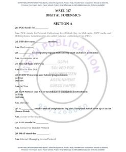 IGNOU MSEI-027 Previous Year Solved Question Paper (Dec 2021) English Medium