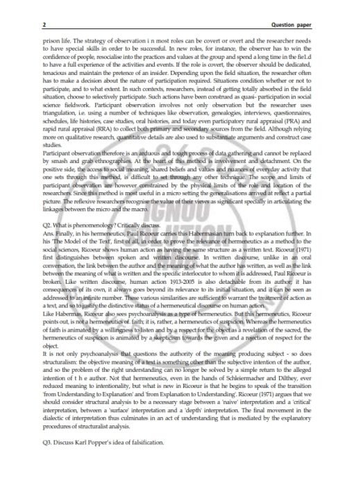 IGNOU MSO-02 Previous Year Solved Question Paper (June 2022) English Medium