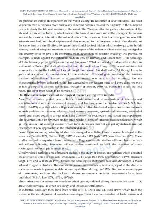 IGNOU MSO-04 Previous Year Solved Question Paper (June 2022) English Medium