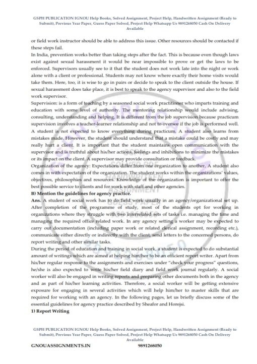 IGNOU MSW-005 Previous Year Solved Question Paper (Dec 2021) English Medium