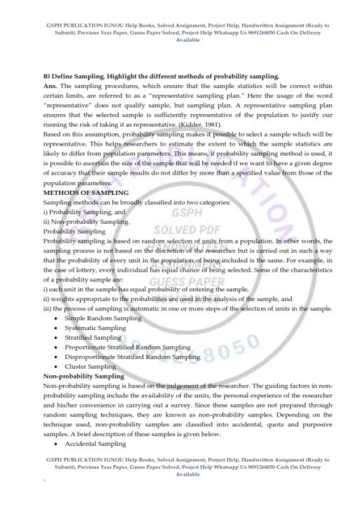 IGNOU MSW-006 Previous Year Solved Question Paper (Dec 2021) English Medium