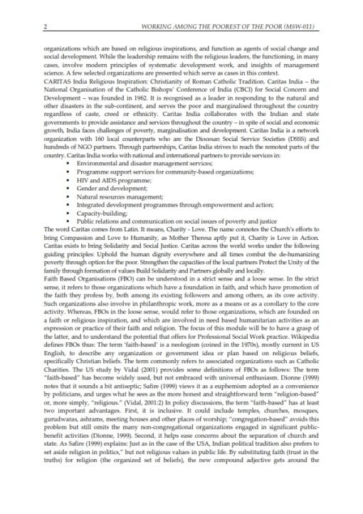 IGNOU MSW-011 Previous Year Solved Question Paper (June 2022) English Medium
