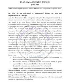 IGNOU TS -3 Previous Year Solved Question Paper (June Dec 2018 June 2019) English Medium