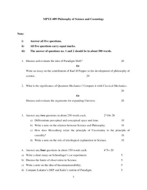 IGNOU MPYE-009 Solved Assignment 2023-24 English Medium