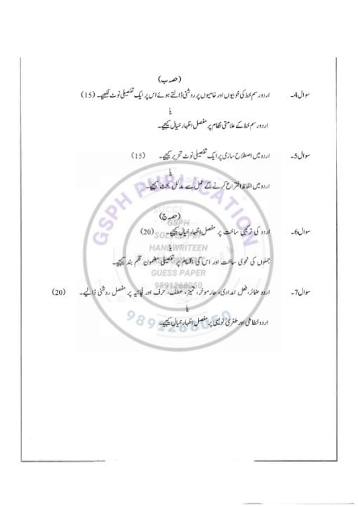 IGNOU BULE-01 Solved Assignment 2023-24 Urdu Medium