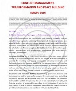 IGNOU MGPE-010 Solved Assignment 2023-24 English Medium