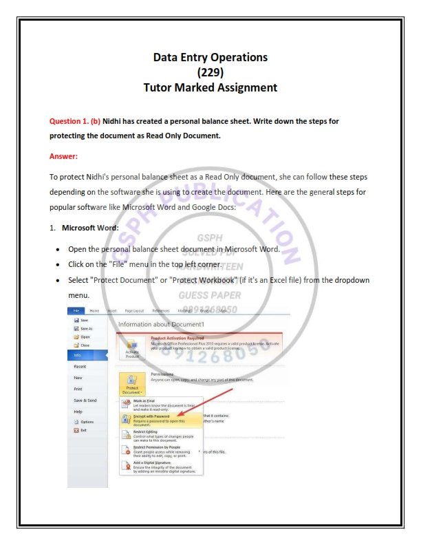 nios data entry operations assignment answers 229 in english