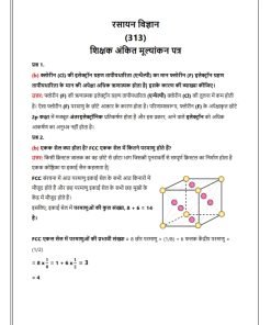 NIOS 313(Chemistry) Solved Assignment 2023-24 Hindi Medium