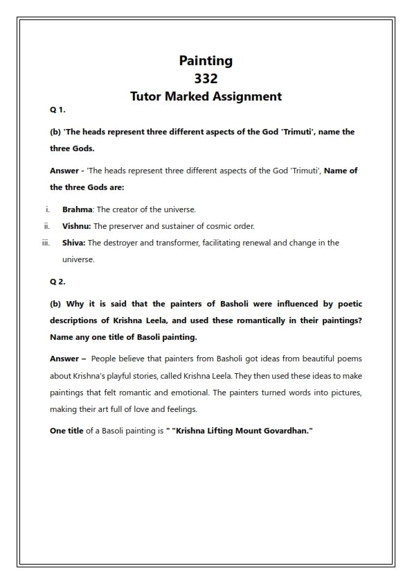 nios 332 solved assignment