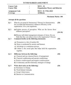 IGNOU MCO-1 Solved Assignment 2023 English Medium (New)
