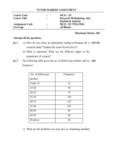 IGNOU MCO-3 Solved Assignment 2024 English Medium (New) - IGNOU Solved ...