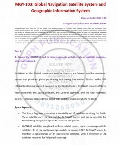 IGNOU MGY-103 Solved Assignment July 2024 English Medium