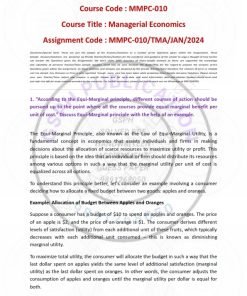 IGNOU MMPC-10 Solved Assignment 2024 English Medium