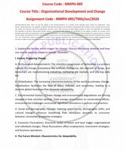IGNOU MMPH-005 Solved Assignment 2024 English Medium