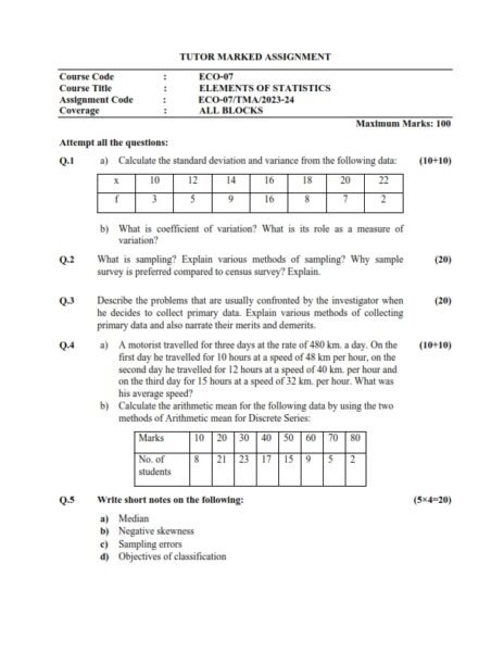 eco 07 solved assignment 2021 22