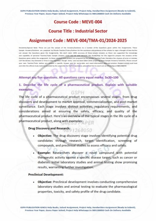 IGNOU MEVE-004 Solved Assignment 2024-25 English Medium