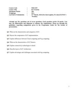 IGNOU MSE-035 Solved Assignment Jan 2024 English Medium