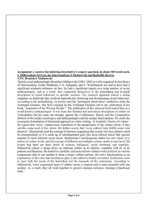 IGNOU BSOC-103 Solved Assignment January 2024 English Medium