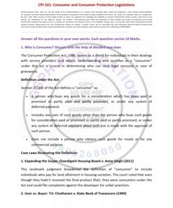 IGNOU CPI-101 Solved Assignment Jan & July 2024 English Medium